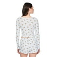 thumbnail image 3 of No Boundaries Women's Two Piece Pajama Set, 3 of 6