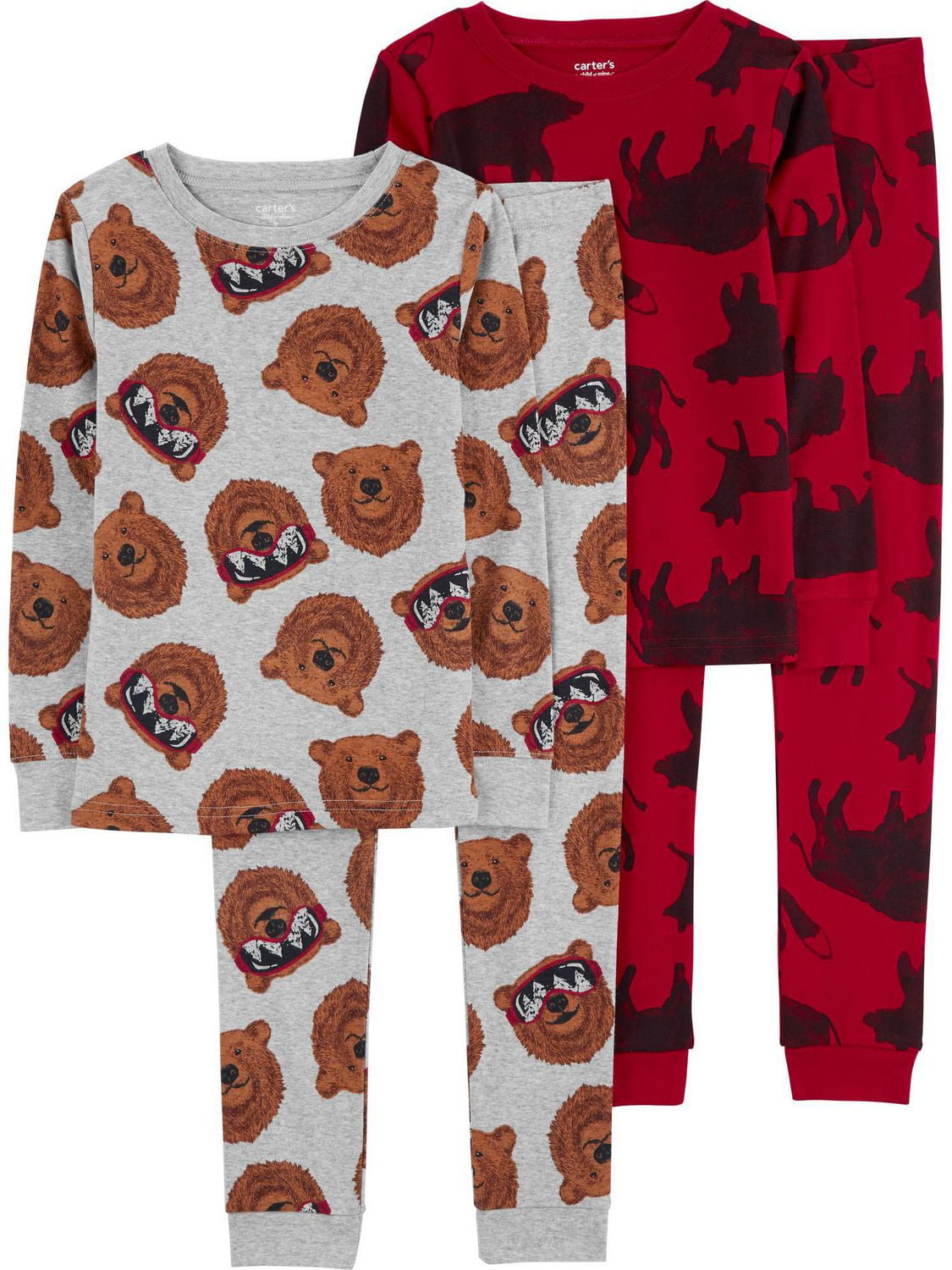 Carter's Child of Mine Kid Boys' Cotton 4-piece Pyjama