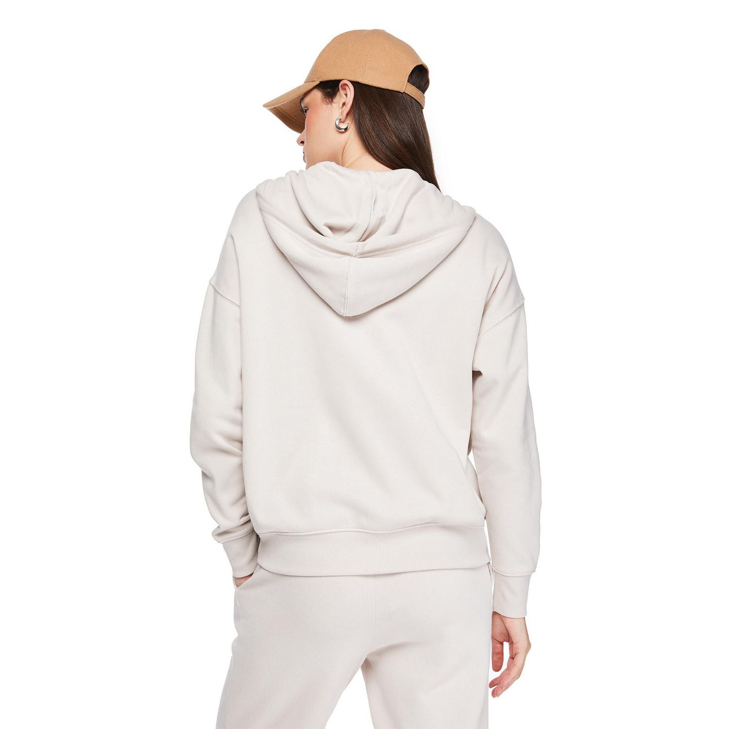 No Boundaries Women's Oversized Full Zip Hoodie