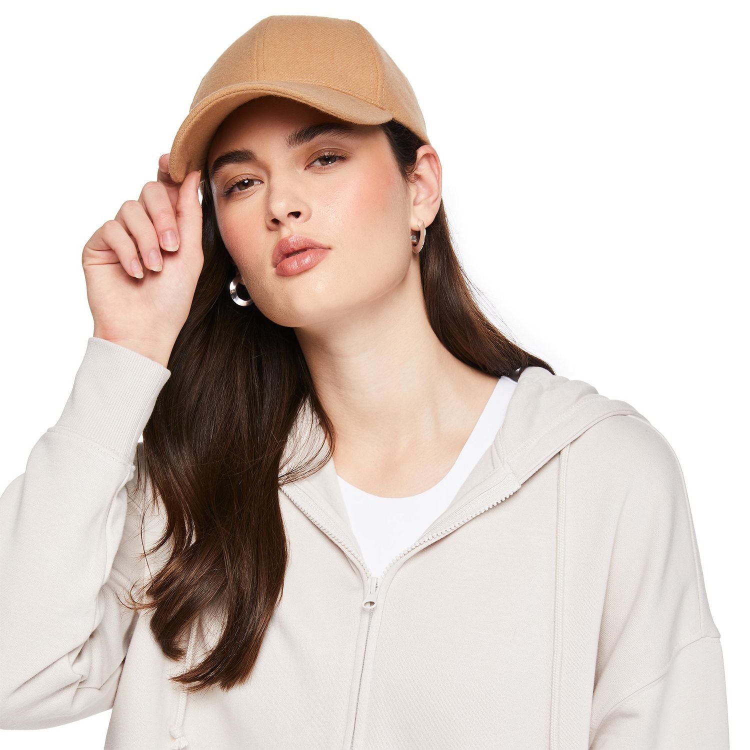 No Boundaries Women's Oversized Full Zip Hoodie