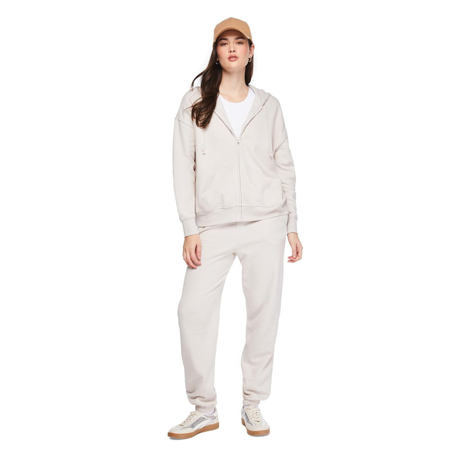 No Boundaries Women's Oversized Full Zip Hoodie