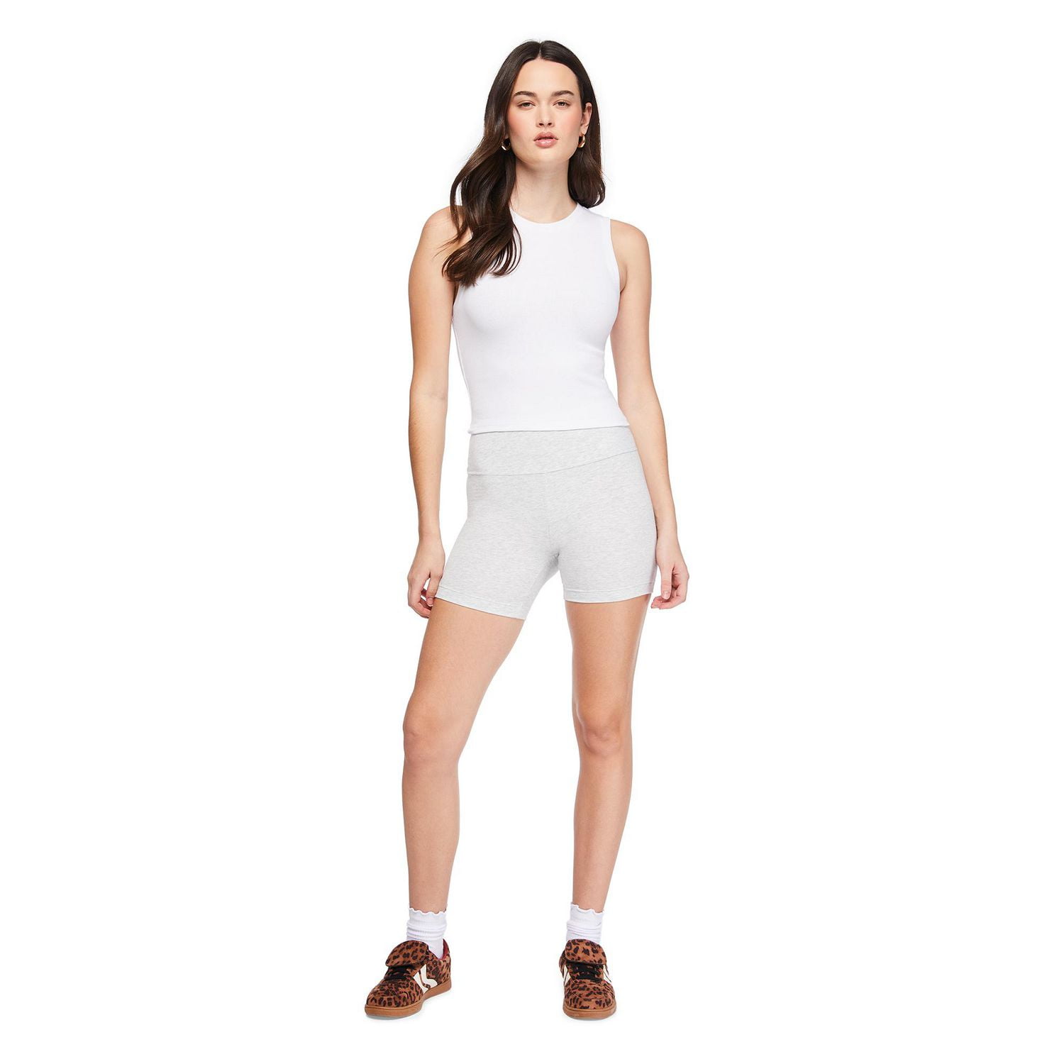 No Boundaries Women's High Rise Bike Short