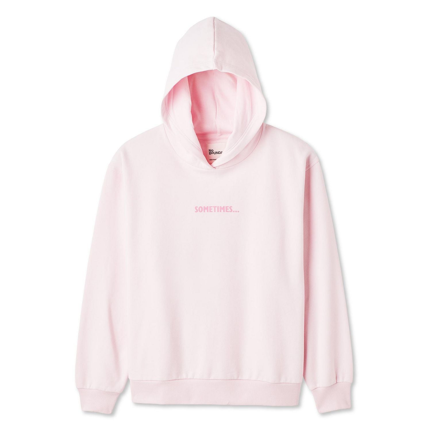 Haut à capuchon surdimensionné en molleton No Boundaries pour femmes