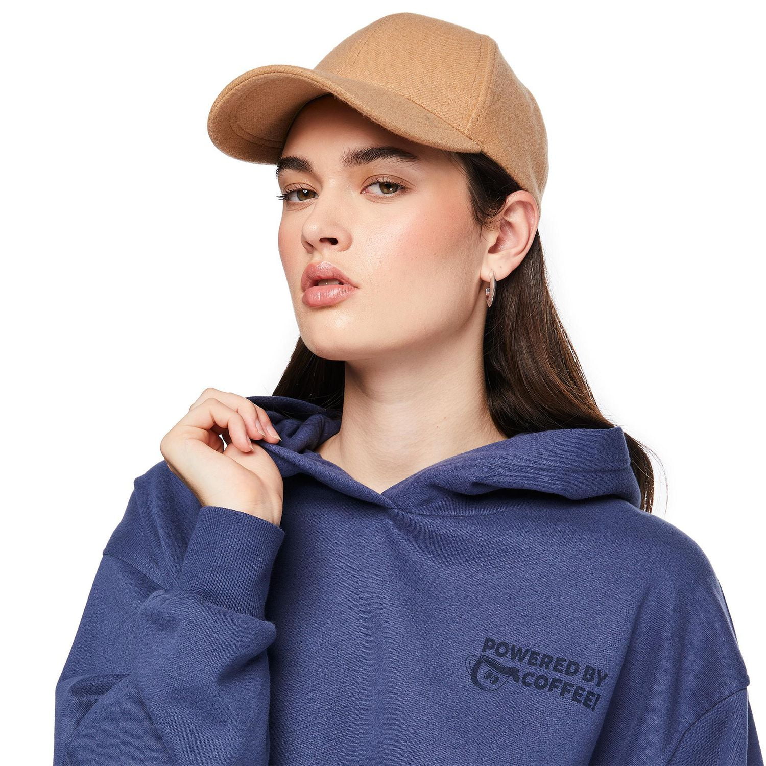 No Boundaries Women's Oversized Fleece Hoodie