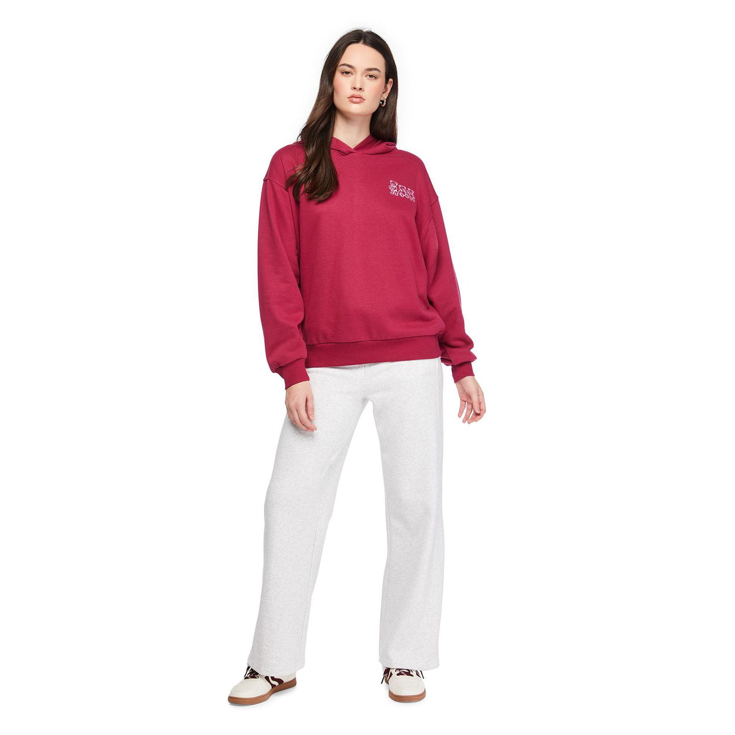 No Boundaries Women's Wide Leg Sweatpant