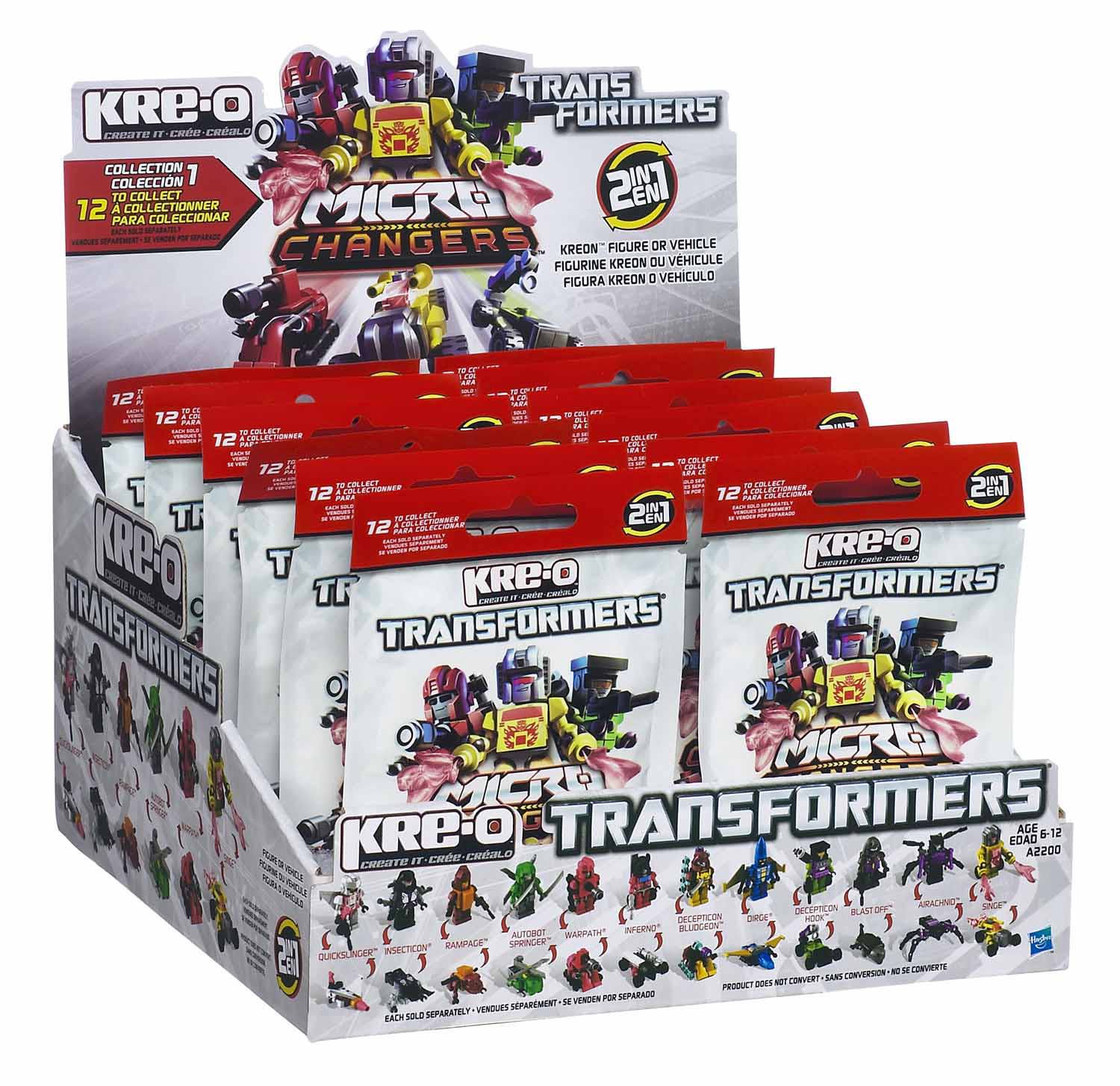 Kreo KRE-O Transformers-Beast Micro Changers Blind Bag Set 1 Satz/Set = 12 Fig 