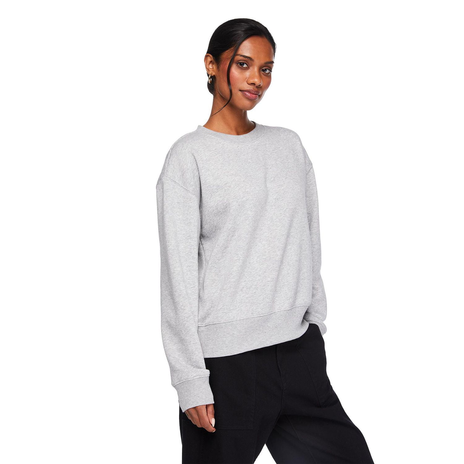 Coton ouaté à encolure ras du cou George pour femmes