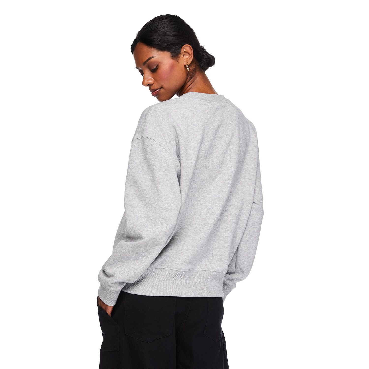 Coton ouaté à encolure ras du cou George pour femmes