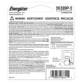 thumbnail image 2 of Energizer 2032 Batteries (2 Pack), 3V Lithium Coin Batteries, 2 of 9