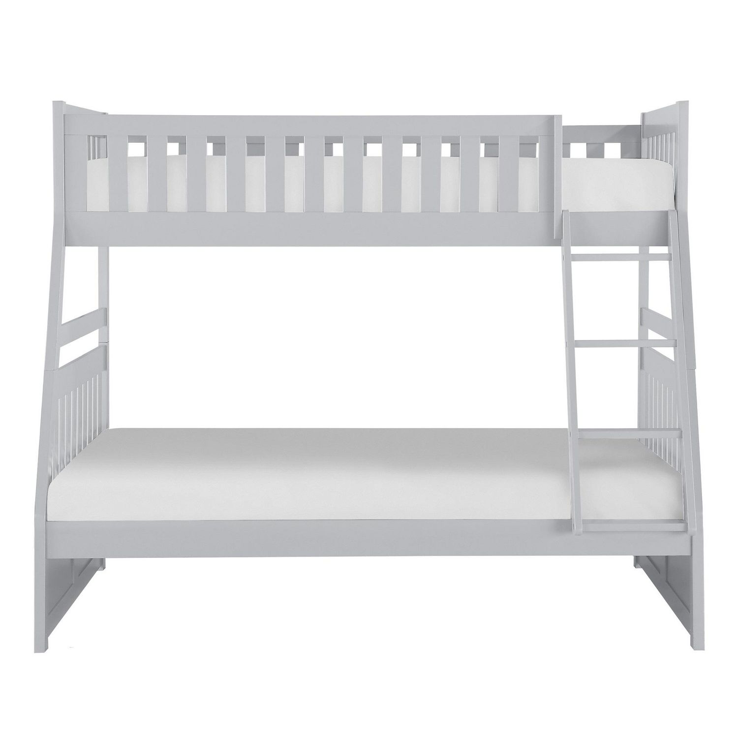 Topline Home Furnishings Grey Twin over Full Bunk Bed Walmart Canada