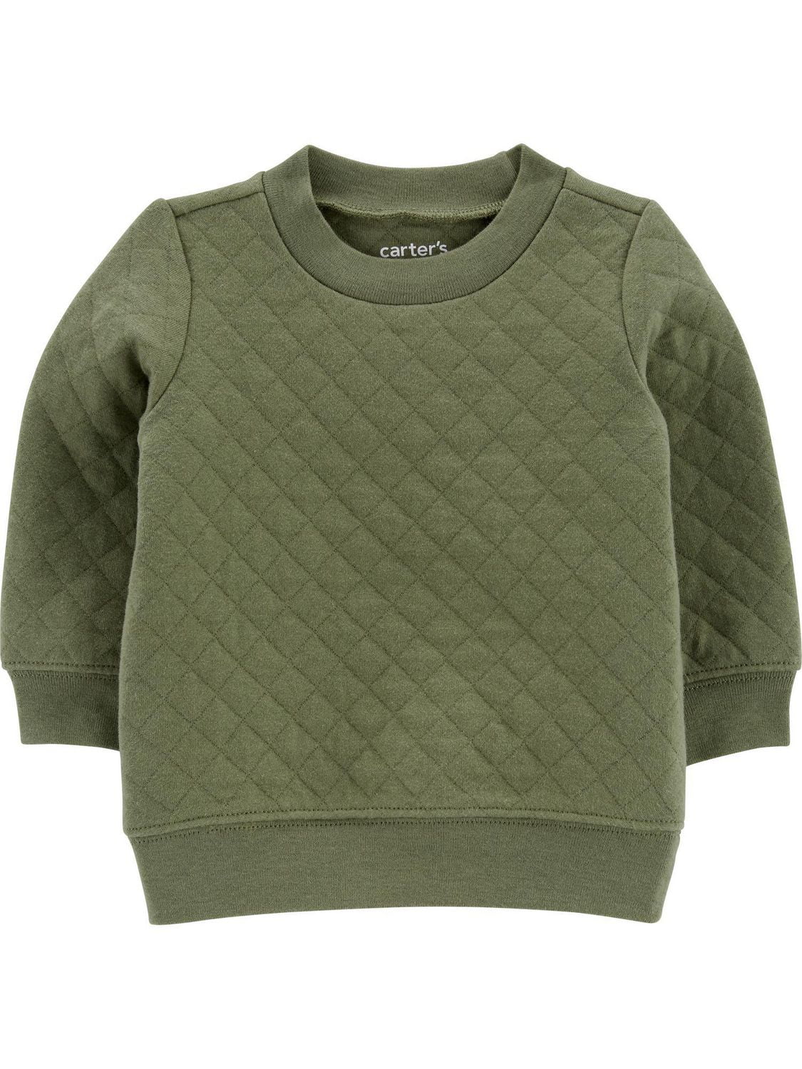 Carter's Child of Mine Newborn boys' 3-piece Set - Olive Quilt Airplane