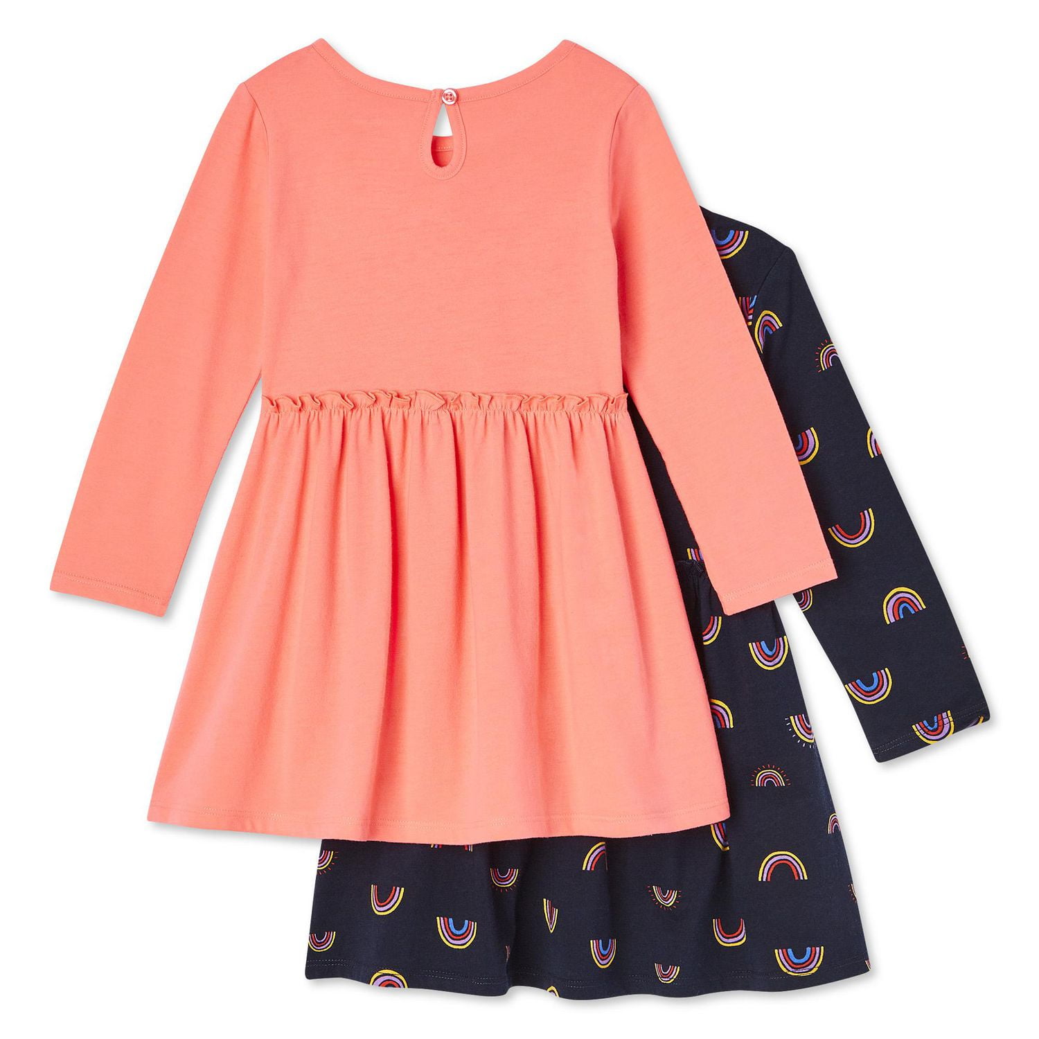 George Toddler Girls' Long Sleeve Jersey Dress 2-Pack