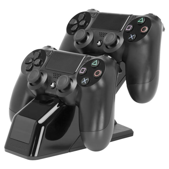 PDP Energizer PS4 Controller Charger for Two Wireless Controllers Charging Station, Black, 0019