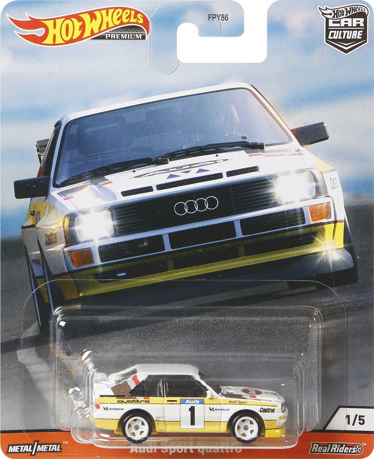 Hot Wheels 84 Audi Sport Quattro 1:64 scale Vehicle