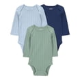 thumbnail image 1 of Carter's Child of Mine Gar Ensemble de 3 justaucorps - Bleu uni, 1 of 4