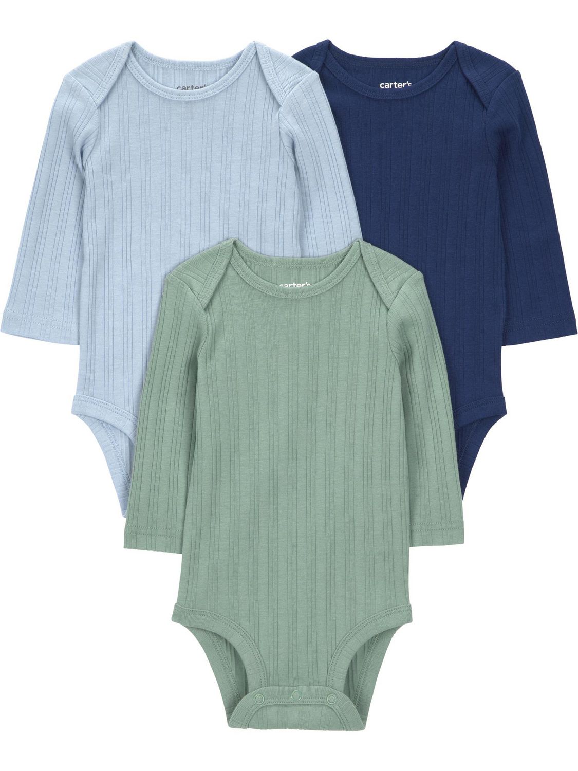 Carter's Child of Mine Gar Ensemble de 3 justaucorps - Bleu uni