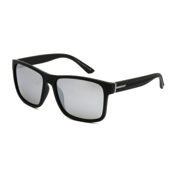 TropicCal Men's Black Square Sunglasses