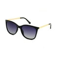 thumbnail image 1 of Time & Tru Women's Polarized Black Square Sunglasses, 1 of 3