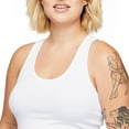thumbnail image 4 of Paisley Sky Maternity Ruched Rib Racerback Tank, 4 of 6