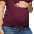 thumbnail image 4 of Paisley Sky Maternity Short Sleeve Tunic Tee, 4 of 6