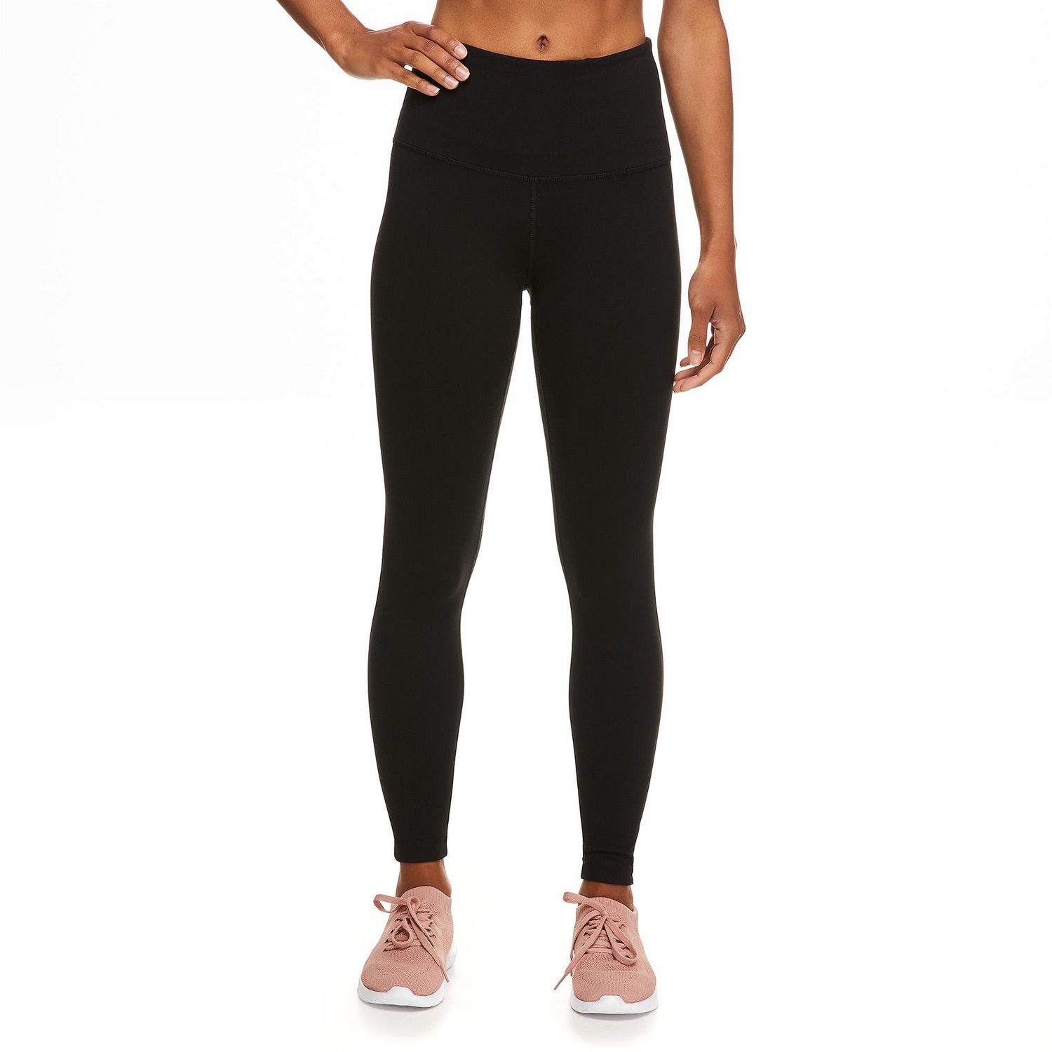 Athletic Works Women's Black High Shine Legging (s), Delivery Near You
