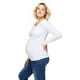 T-shirt tunique à manches longues Paisley Sky Maternité – image 2 sur 6