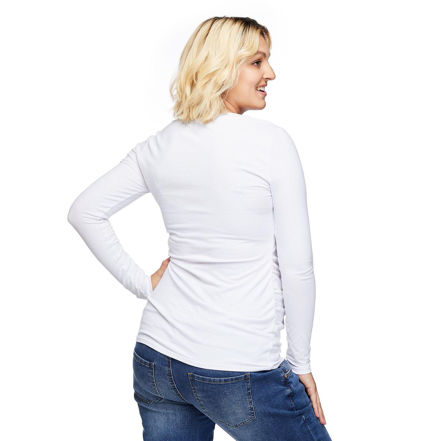 Paisley Sky Maternity Long Sleeve Tunic Tee