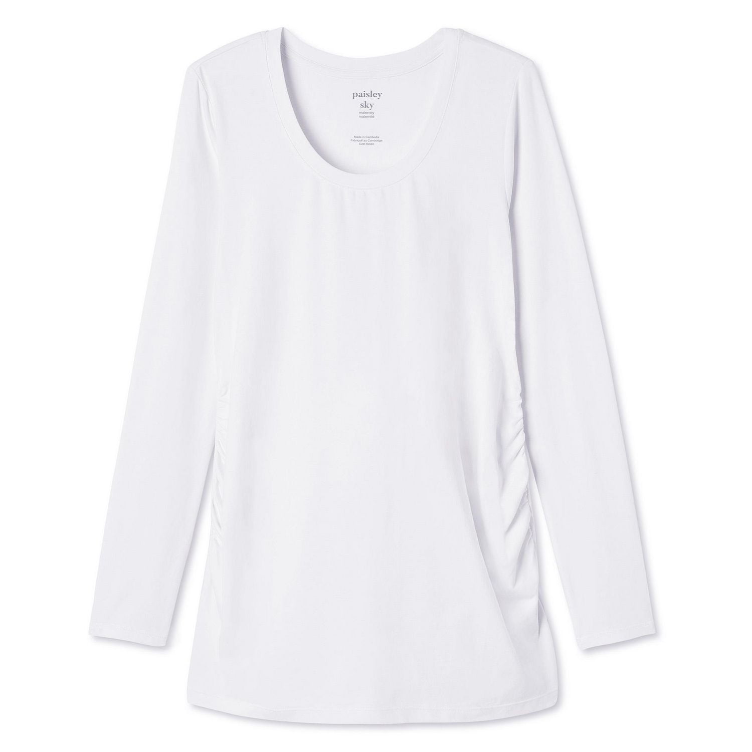 Paisley Sky Maternity Long Sleeve Tunic Tee