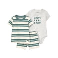 thumbnail image 1 of Carter's Child of Mine IB 3PC Short Set - Green Stripe, 1 of 7
