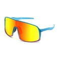 thumbnail image 1 of TropicCal Men's Blue and Red Shield Sunglasses, 1 of 3