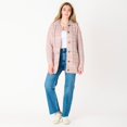 thumbnail image 2 of DV L/S Multi coloured cable knit collared buttoned sweater, 2 of 5