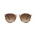 thumbnail image 2 of Time & Tru Women's Polarized Tort Round Sunglasses, 2 of 3