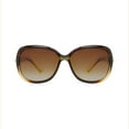 thumbnail image 2 of Time & Tru Women's Polarized Brown Wraparound Sunglasses, 2 of 3
