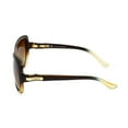 thumbnail image 3 of Time & Tru Women's Polarized Brown Wraparound Sunglasses, 3 of 3