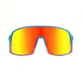 thumbnail image 2 of TropicCal Men's Blue and Red Shield Sunglasses, 2 of 3