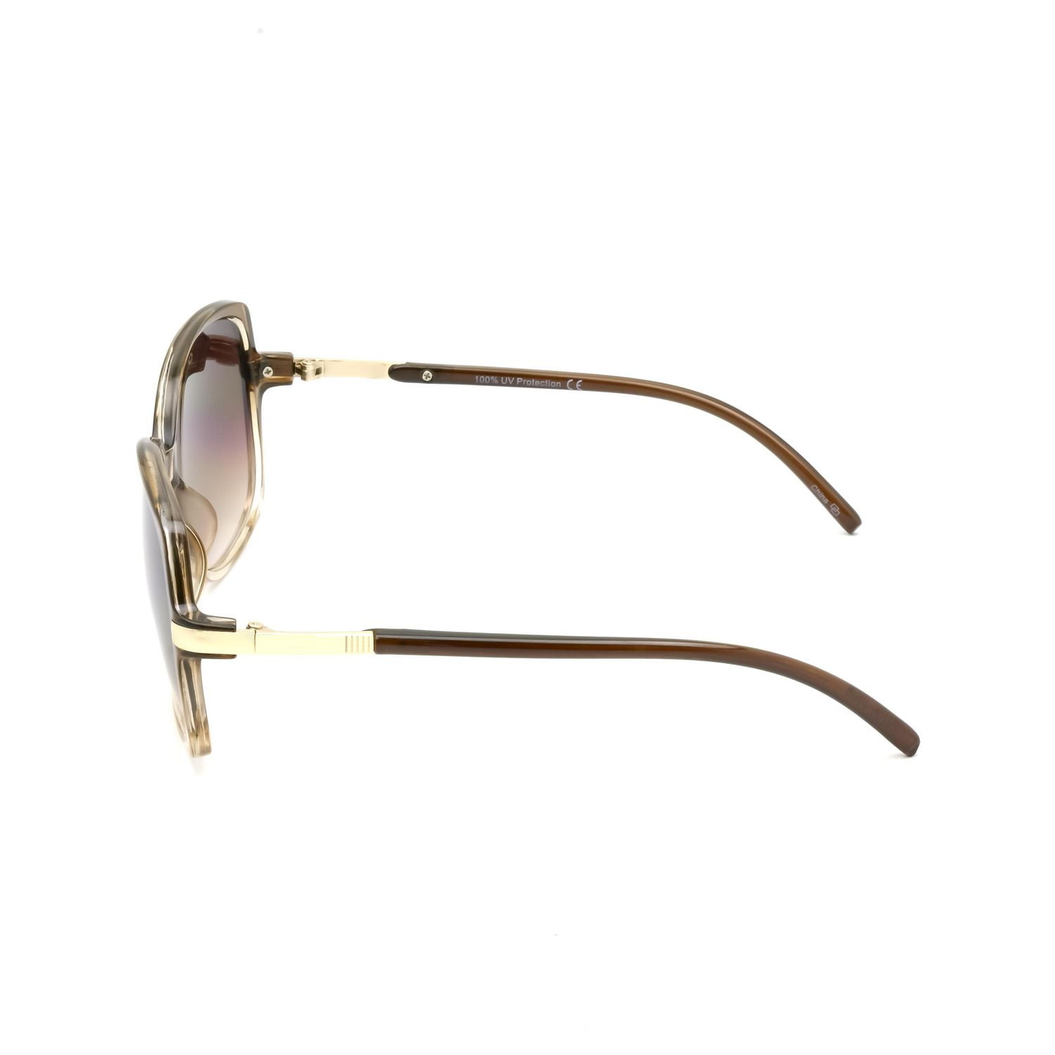 TropicCal Women's Brown Wraparound Sunglasses