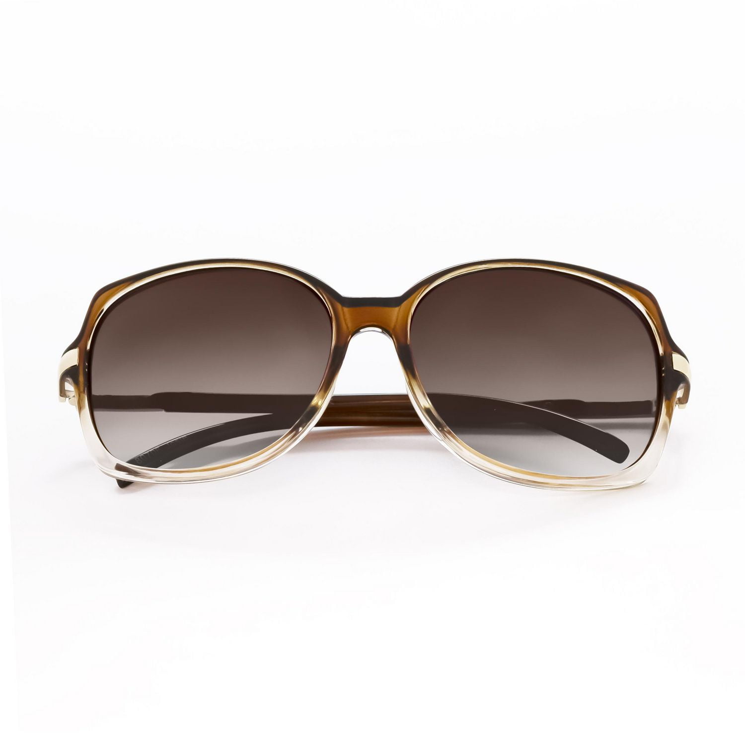 TropicCal Women's Brown Wraparound Sunglasses