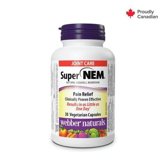 Webber Naturals® Super NEM® Natural Eggshell Membrane, 30 VEGETARIAN CAPSULE