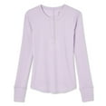 thumbnail image 1 of T-shirt henley No Boundaries pour femmes, 1 of 1