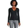 thumbnail image 1 of George Women's Henley Tee, 1 of 6