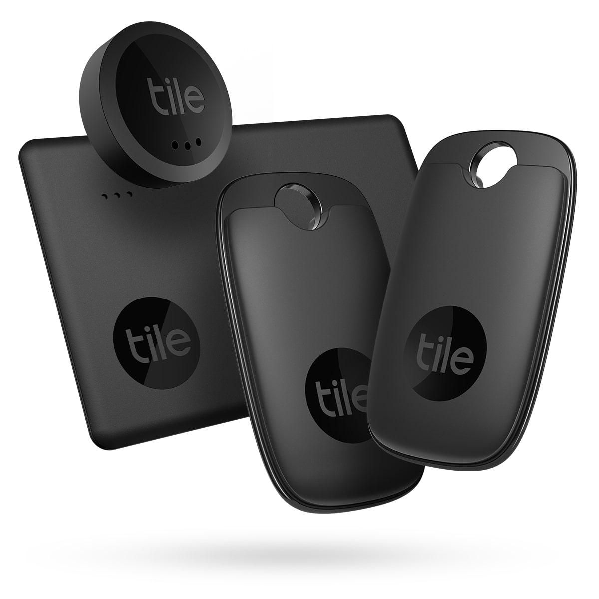 Tile Pro (2022) - Traqueur Bluetooth - Porte-clés - 2-Pack - Noir