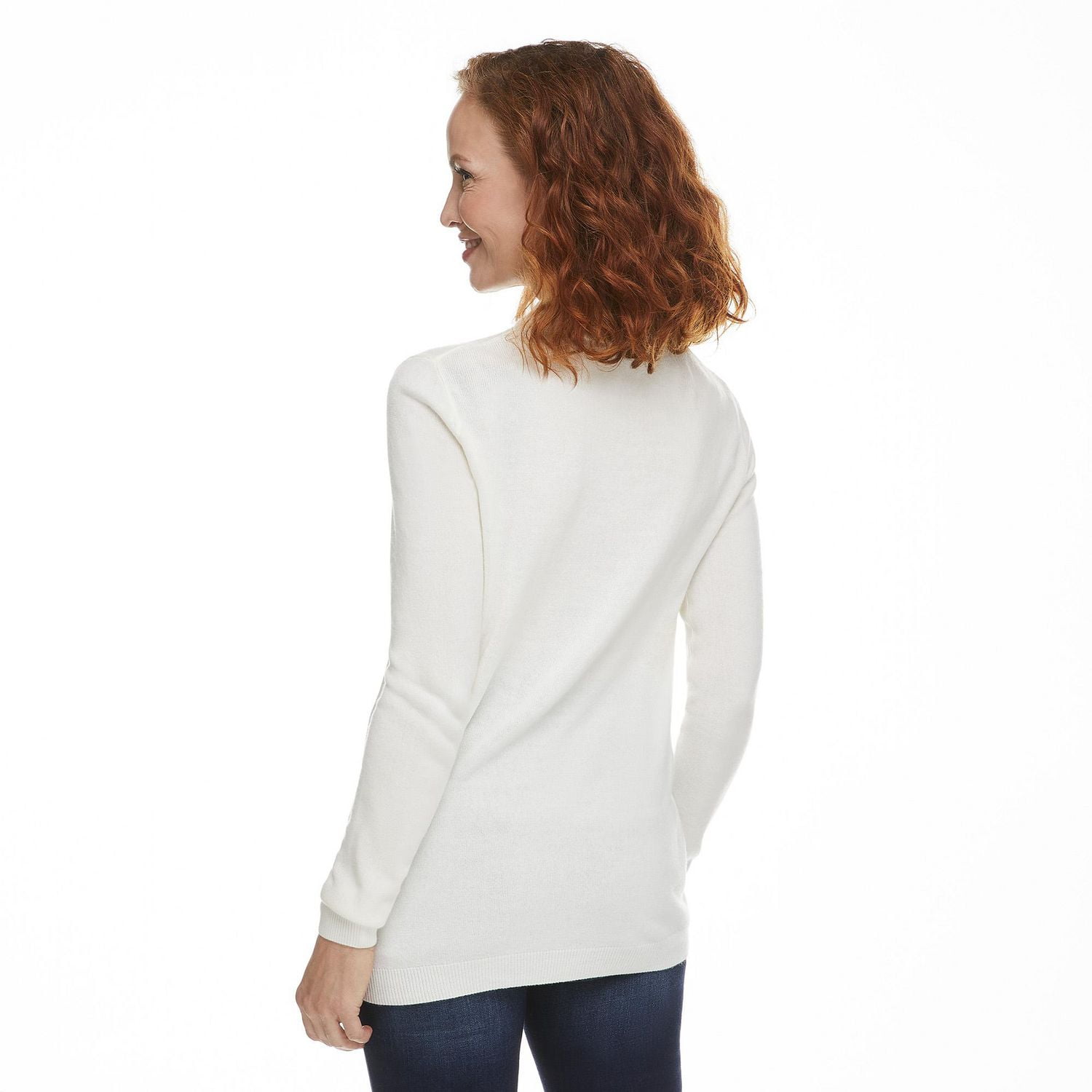 Women's Mock Turtleneck Cashmere-like Pullover Sweater - Universal