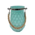 thumbnail image 1 of hometrends Small Weathered Glass Hurricane Lantern, 1 of 1