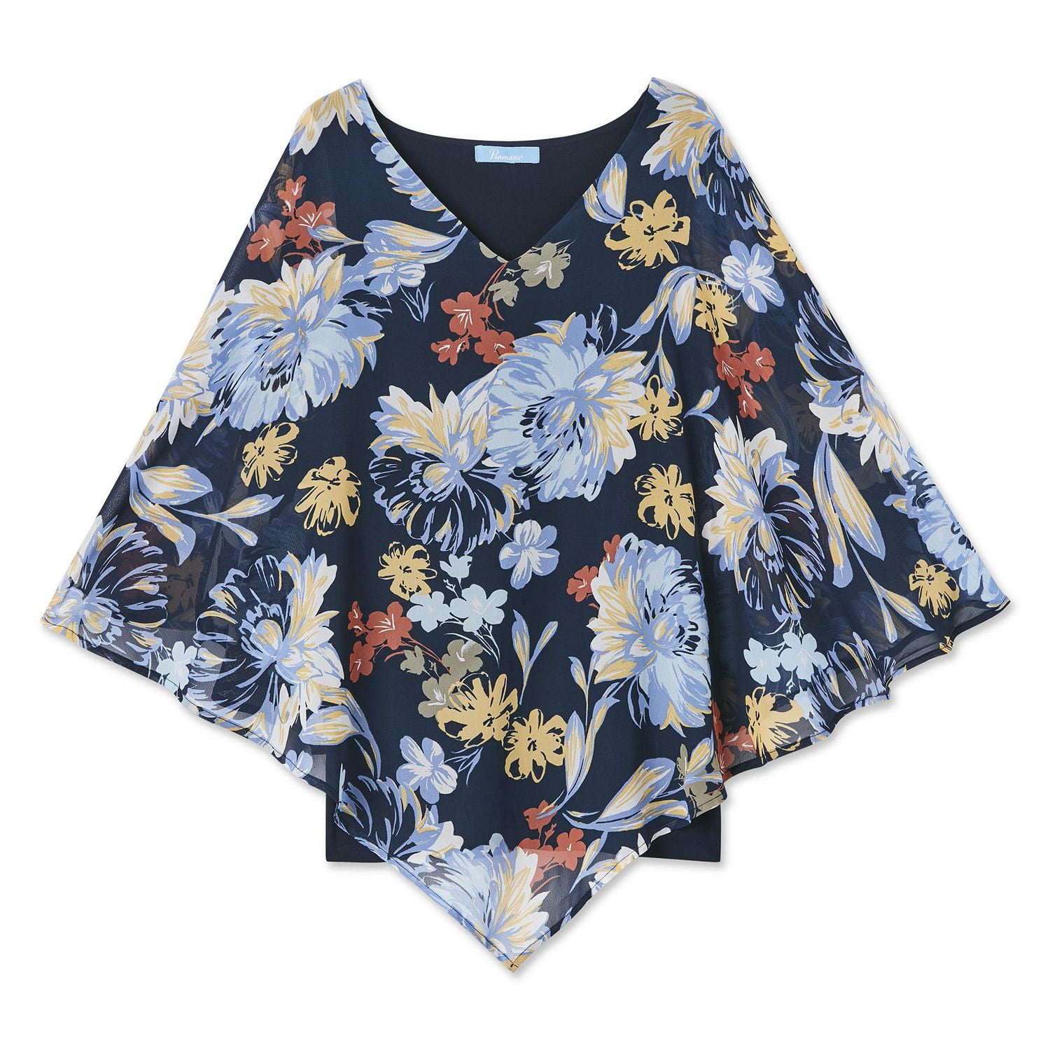 Penmans Women's Handkerchief Chiffon Top