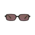 thumbnail image 2 of No Boundaries Women's Black Rectangle Sunglasses, 2 of 3