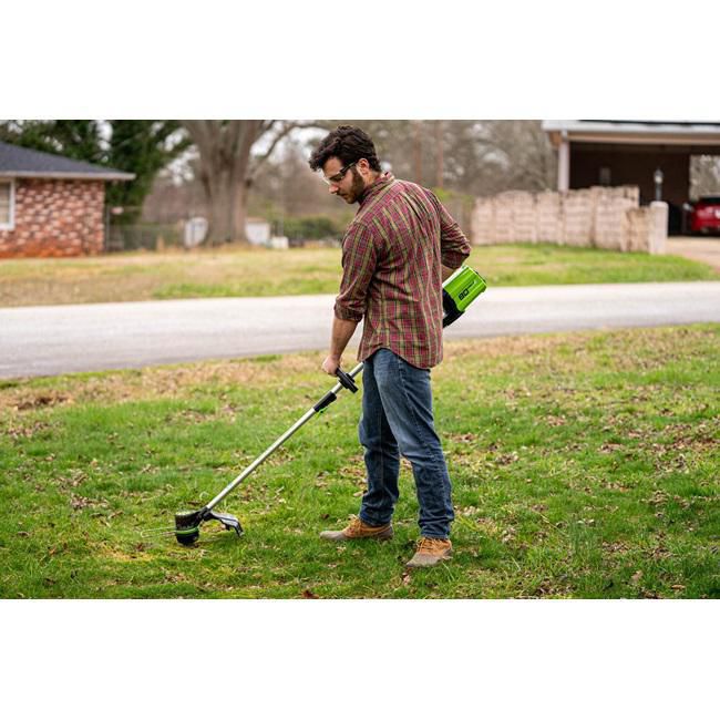 Greenworks PRO 80V 16-Inch Cordless String Trimmer, Battery and