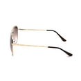 thumbnail image 3 of Time & Tru Women's Gold Aviator Sunglasses, 3 of 5