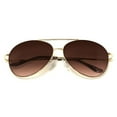 thumbnail image 5 of Time & Tru Women's Gold Aviator Sunglasses, 5 of 5