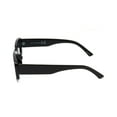 thumbnail image 3 of No Boundaries Women's Black Rectangle Sunglasses, 3 of 3