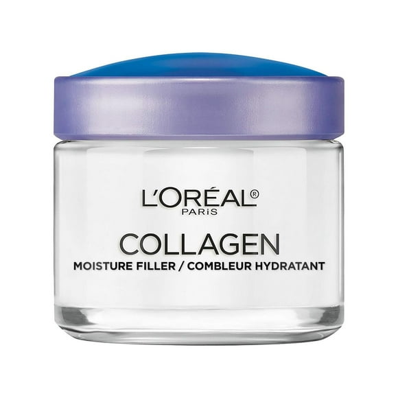 L'Oréal Paris Collagen Moisture Filler Anti-Aging Face Moisturizer, Day/Night Cream with Collagen, 100 mL